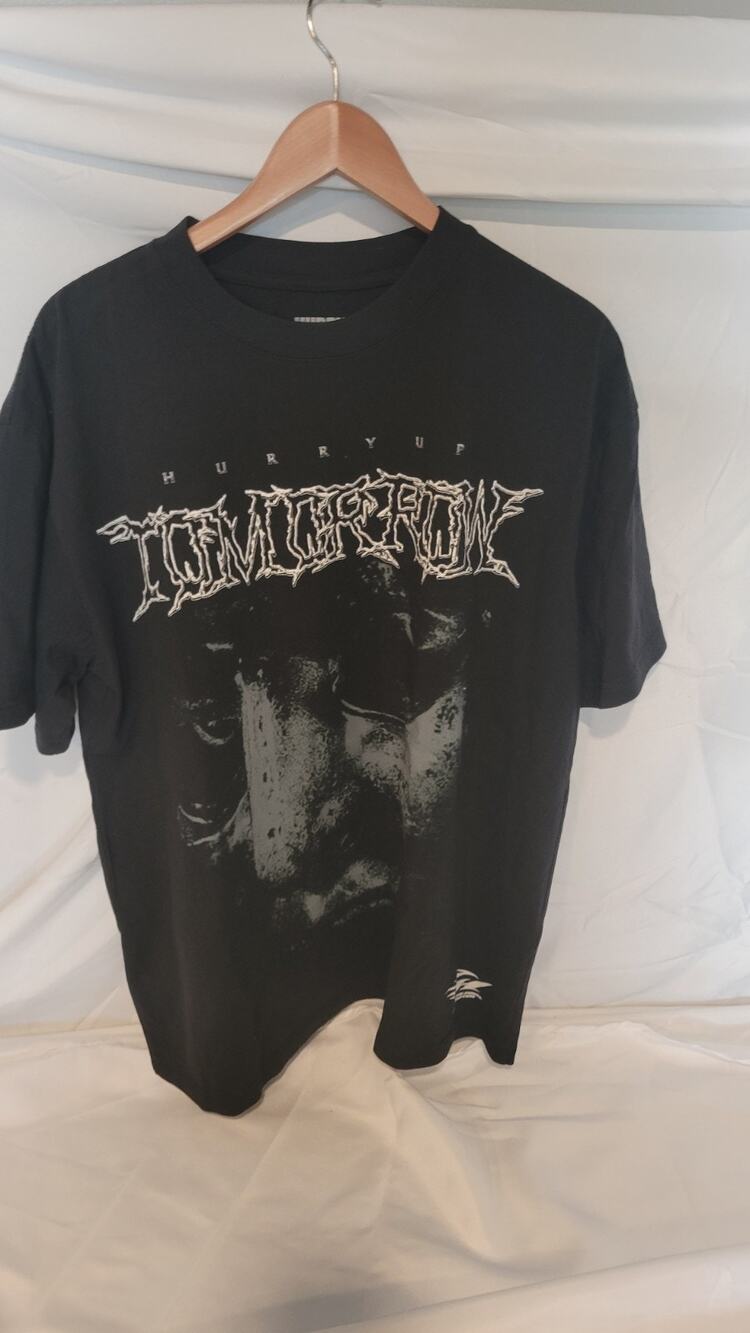 The Weeknd Hurry Up Tomorrow T-Shirt Men's Large Black 2025 XO Graphic Tee